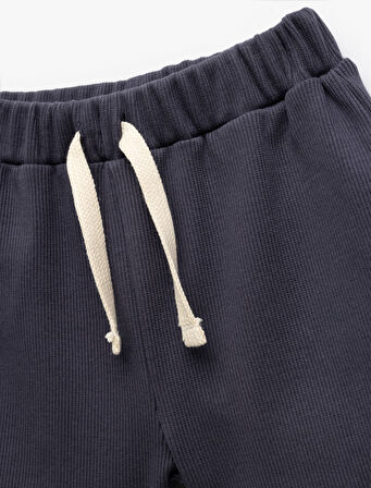 Pamuklu Beli Bağcıklı Basic Şort