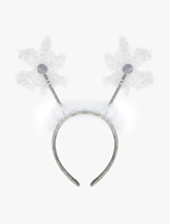 Kar Tanesi Aplikeli Yılbaşı Tacı 