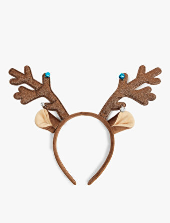 Geyik Boynuzu Detaylı Yılbaşı Tacı 