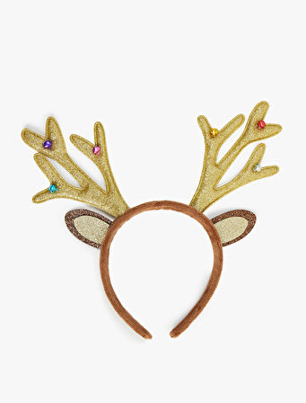 Geyik Boynuzu Detaylı Yılbaşı Tacı