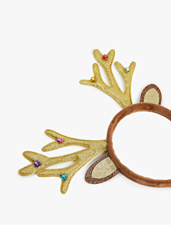 Geyik Boynuzu Detaylı Yılbaşı Tacı