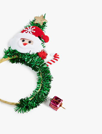 Noel Baba Figürlü Yılbaşı Tacı 