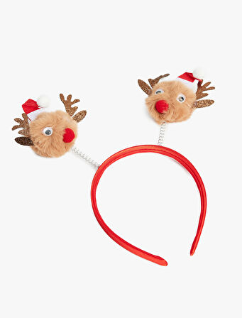 Geyik Aplikeli Yılbaşı Tacı