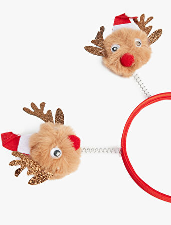 Geyik Aplikeli Yılbaşı Tacı