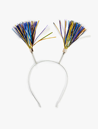 Püskül Detaylı Yılbaşı Tacı 