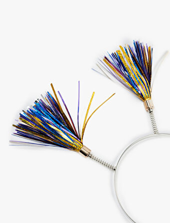 Püskül Detaylı Yılbaşı Tacı 