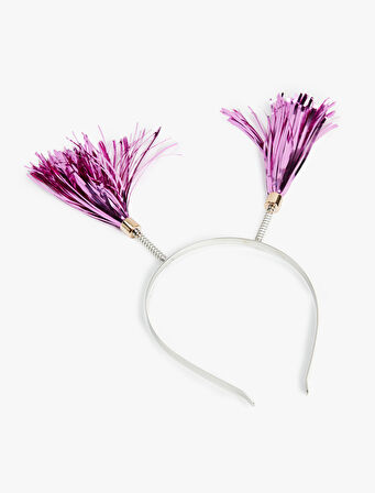 Püskül Detaylı Yılbaşı Tacı 