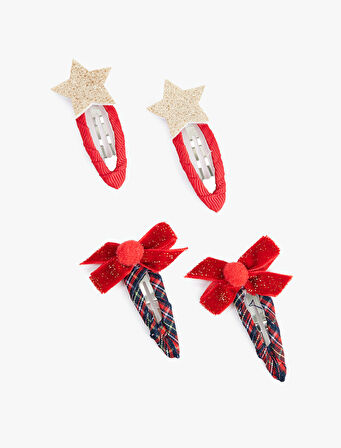 Kurdele ve Yıldız Detaylı Çıtçıt Toka Seti 