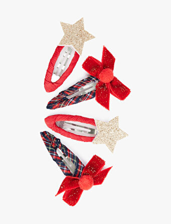 Kurdele ve Yıldız Detaylı Çıtçıt Toka Seti 