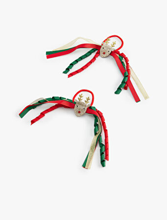 Geyik Detaylı 2'Li Toka Seti