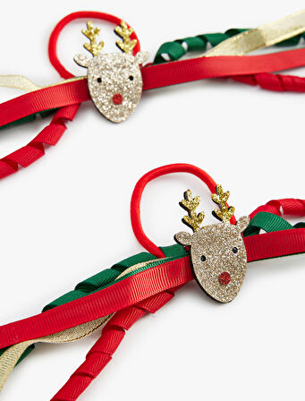 Geyik Detaylı 2'Li Toka Seti