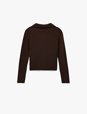 Regular Fit Uzun Kollu Polo Yaka Tişört