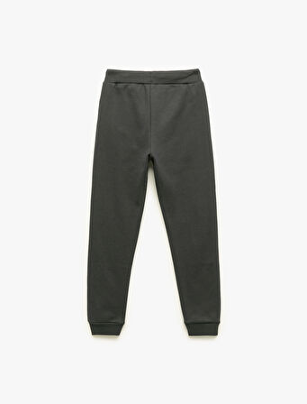 Pamuklu Beli Bağlamalı Basic Jogger Eşofman Altı