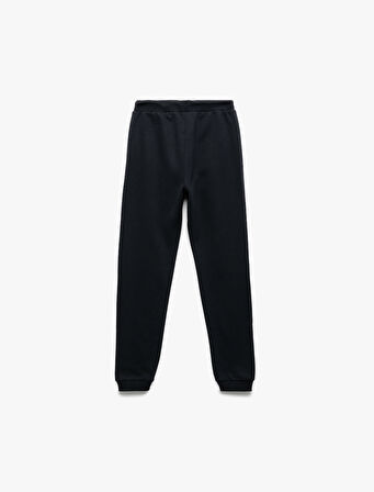 Pamuklu Beli Bağlamalı Şardonlu Basic Jogger Eşofman Altı
