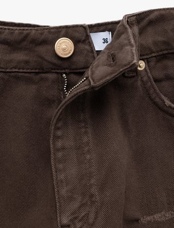 Normal Bel Pamuklu Cep Detaylı Saçaklı Paça Mini Jean Şort