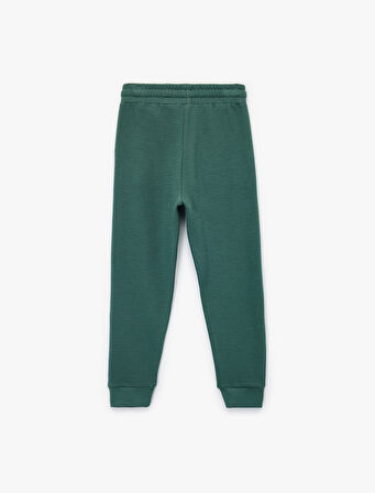 Pamuklu Şardonlu Cep Detaylı Basic Jogger Eşofman Altı