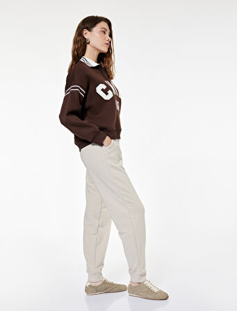 Cepli Beli Bağcıklı Slim Fit Pijama Altı