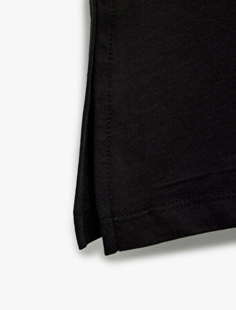 Regular Fit Pamuklu Kısa Kollu Bisiklet Yaka Basic Tişört