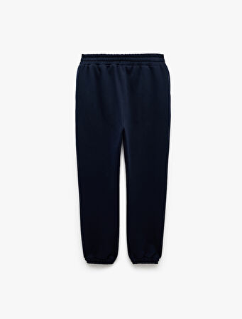 Beli Bağcıklı Şardonlu Cep Detaylı Jogger Eşofman Altı