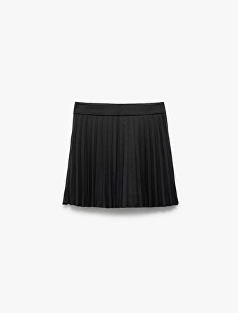 Pileli Basic Mini Etek
