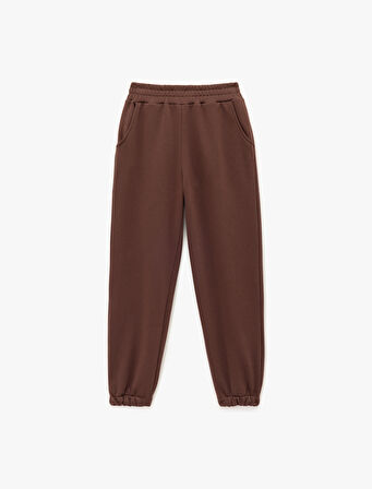 Üç İplik Şardonlu Cepli Jogger Eşofman Altı