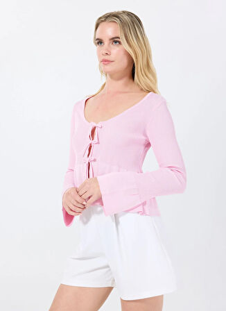 Koton Pembe Kadın Hırka 5SAK90138HT