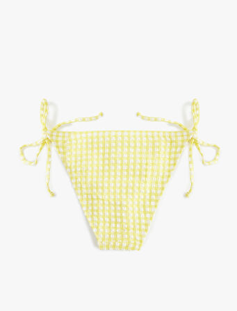 İpli Pötikareli Bikini Altı