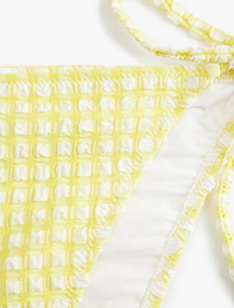 İpli Pötikareli Bikini Altı