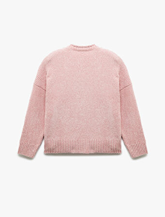 Uzun Kollu Bisiklet Yaka Basic Triko Kazak