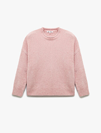 Uzun Kollu Bisiklet Yaka Basic Triko Kazak