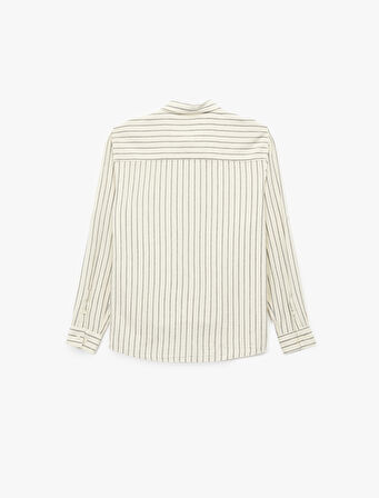 Regular Fit Pamuklu Klasik Yaka Uzun Kollu Gömlek