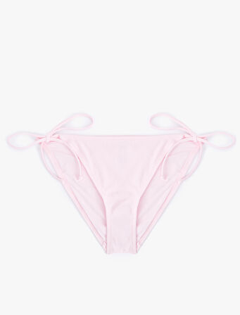 Astarlı Yanları Bağlamalı İpli Bikini Altı