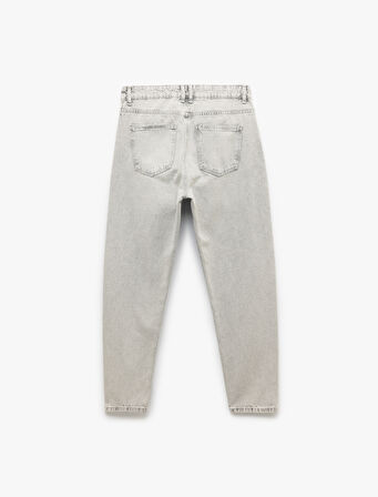 Normal Bel Pamuklu Tapered Fit Jean Pantolon - Joe Jean