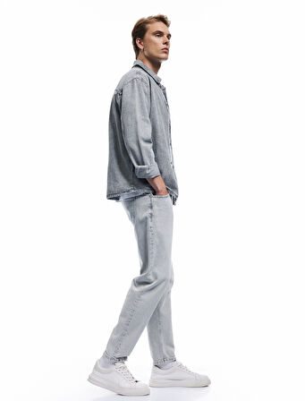 Normal Bel Pamuklu Tapered Fit Jean Pantolon - Joe Jean