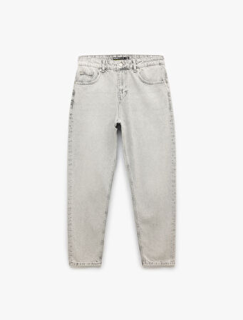 Normal Bel Pamuklu Tapered Fit Jean Pantolon - Joe Jean