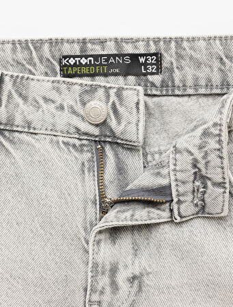 Normal Bel Pamuklu Tapered Fit Jean Pantolon - Joe Jean