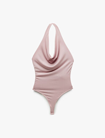 Degaje Yaka Slim Fit Kolsuz Çıtçıtlı Body