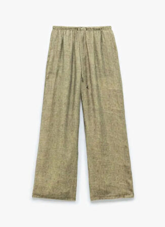 Koton x Sima Tarkan Haki Kadın Straight Pantolon 5SAK40046EW