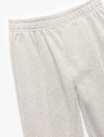 Beli Lastikli Şardonlu Basic Jogger Eşofman Altı