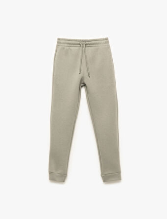Beli Lastikli Cepli Şardonlu Basic Jogger Eşofman Altı