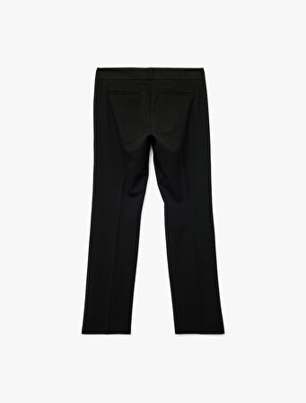 Slim Fit İspanyol Paça Kumaş Pantolon