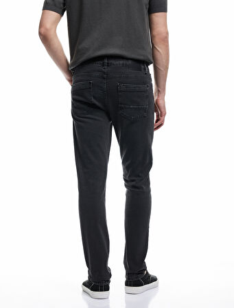 Normal Paça Pamuklu Cep Detaylı Slim Fit Jean Pantolon - Brad Jean
