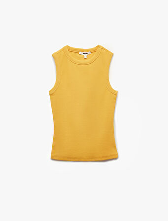 Slim Fit Pamuklu Bisiklet Yaka Atlet