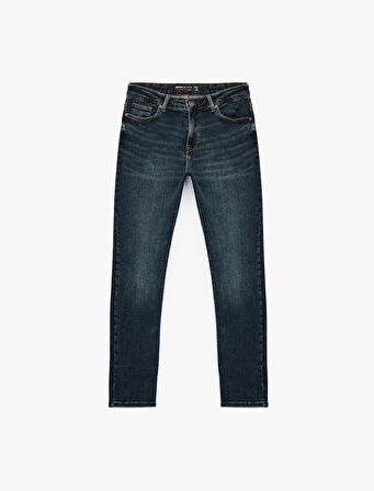 Normal Bel Straight Fit Jean Pantolon - Mark Jean