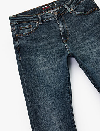 Normal Bel Straight Fit Jean Pantolon - Mark Jean