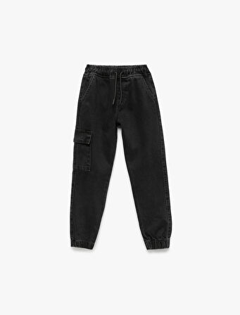 Pamuklu Cep Detaylı Jogger Pantolon