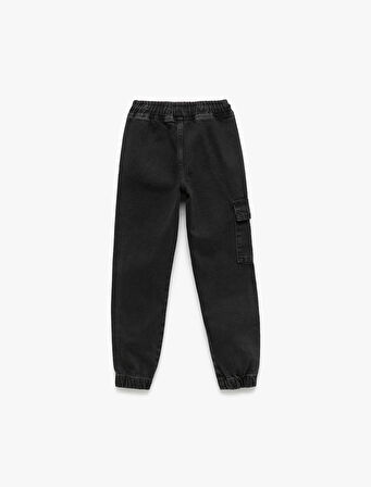 Pamuklu Cep Detaylı Jogger Pantolon