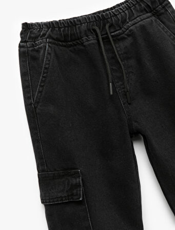 Pamuklu Cep Detaylı Jogger Pantolon