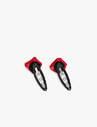 Gül Detaylı 2'li Toka Seti