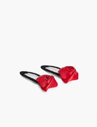 Gül Detaylı 2'li Toka Seti